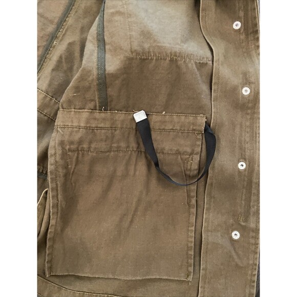 ROMEO & JULIET COUTURE Patches Patchwork Green Long Sleeve Cargo Jacket Medium - Picture 16 of 16